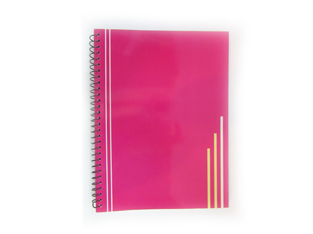 Office Warehouse Spiral Notebook w/Plastic 80LVS Asstd 