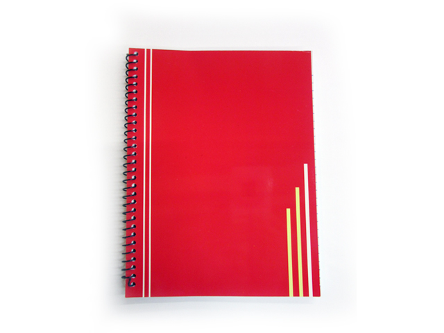Office Warehouse Spiral Notebook w/Plastic 80LVS Asstd 