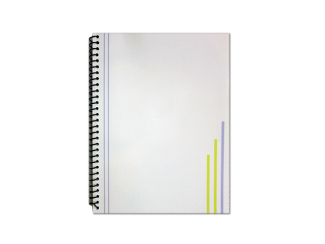 Office Warehouse Spiral Notebook w/Plastic 80LVS Asstd 