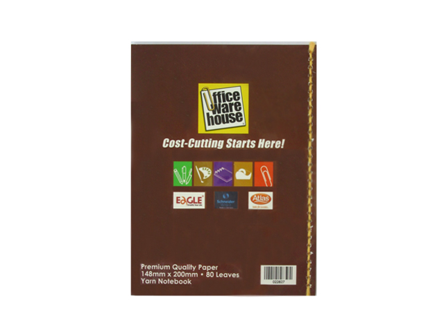 Office Warehouse Notebook Yarn Ccoded w/Plastic 80/Leaves 
