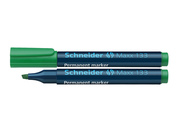 Schneider Maxx 133 Permanent Marker #113304 Chisel 1-4mm Green