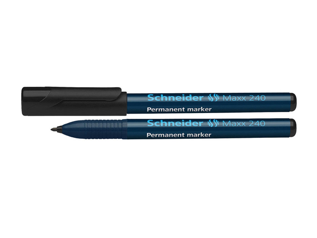 Schneider Maxx 240 Permanent Marker #124001 1-2mm Black