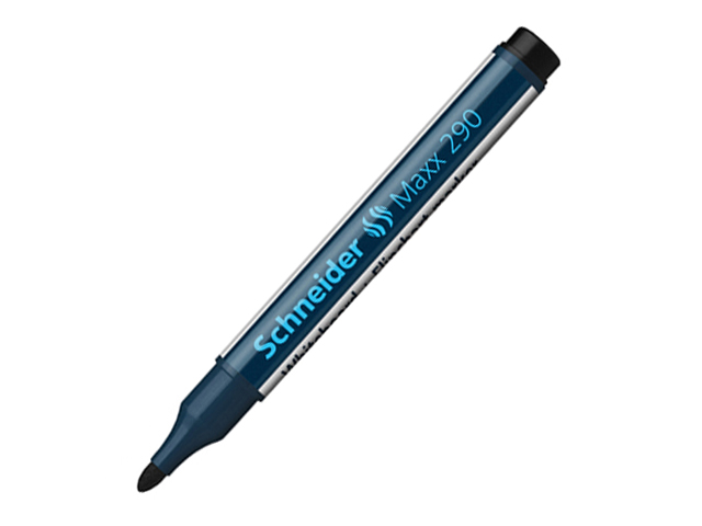 Schneider Maxx 290 Whiteboard and Flipchart Marker #129001 1-3mm Black 