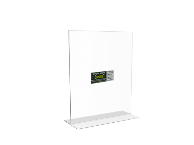 Sonoma Acrylic Stand Menu Vertical 5 1/2 x 4