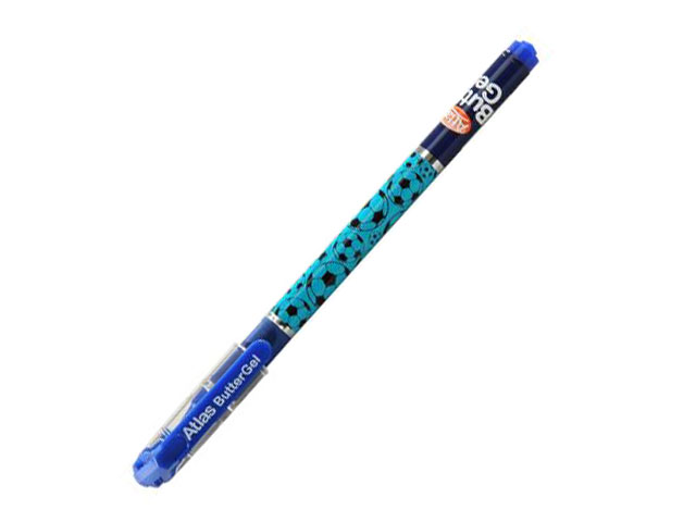 Atlas Butter Gel Pen Blue