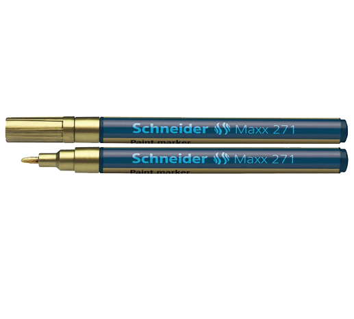 Schneider Maxx 271 Paint Marker #127153 1-2mm Gold