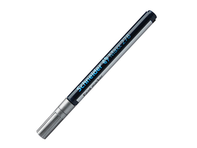 Schneider Maxx 278 Paint Marker #127854 0.8mm Silver