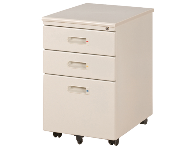 mobile pedestal 3-drawer na-fm001-05 gray