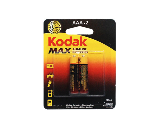 Kodak Max Alkaline Battery AAA 2s