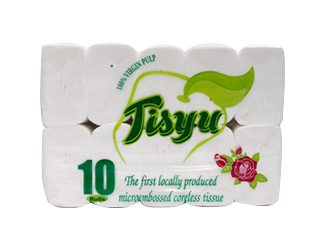 Tisyu Coreless Tissue Compact 10 Rolls
