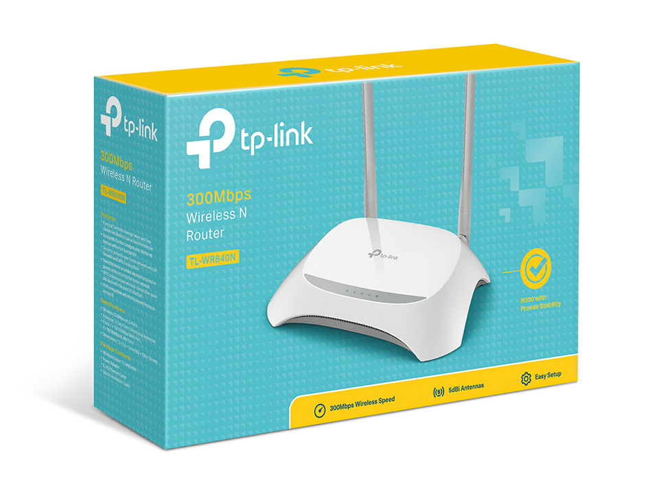TP-Link WR840N 300Mbps Wireless N Speed Router