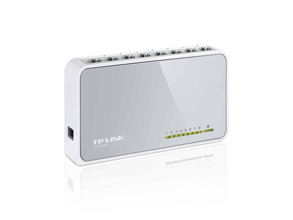 TP-Link TL-SF1008D 8-Port 10/100Mbps Desktop Switch