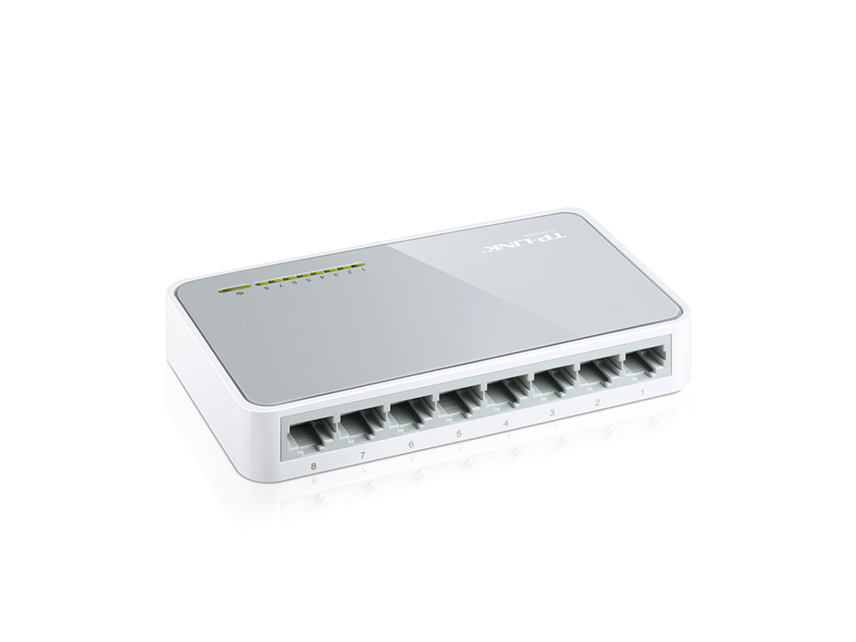 TP-Link TL-SF1008D 8-Port 10/100Mbps Desktop Switch