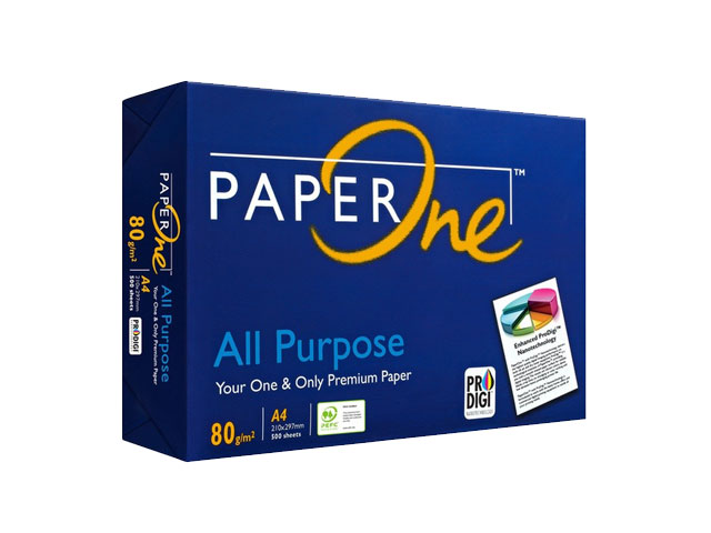 Paper One All Purpose Copy Paper 80gsm Sub-24 A4