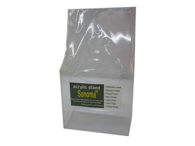 Sonoma Acrylic Brochure Holder Clear 4x7
