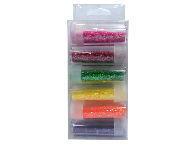 Joy Glitter Powder GP-00F Assorted 6s