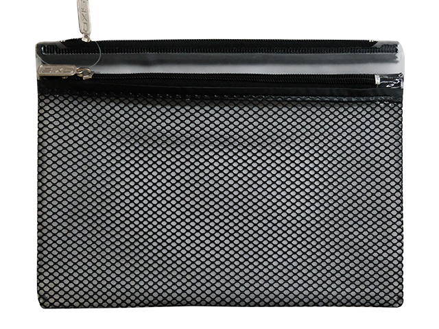 Axis Envelope Plastic AX053 Mesh 2Zipper 10 x 7