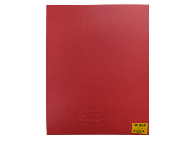Starfile Presentation Folder Letter Red 