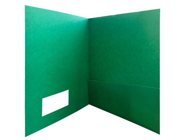 Star Paper Folder Presentation Green Letter 