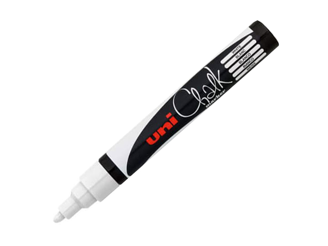 Uni Chalk Marker PWE-5M White