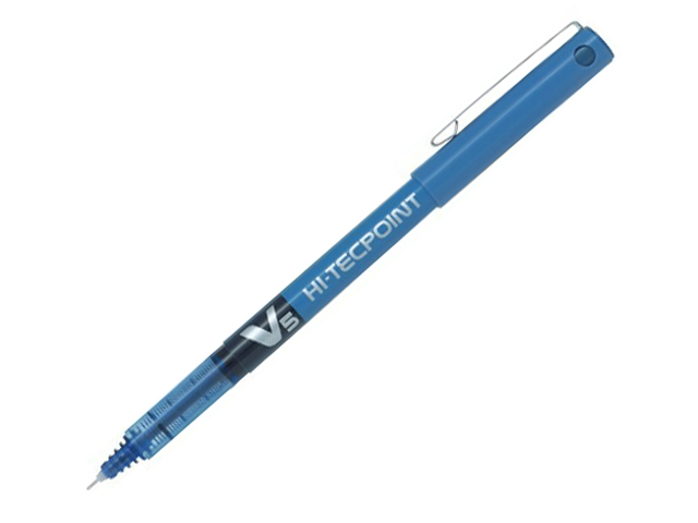 Pilot Rollerball Pen V5 Hi-Tecpoint Blue 0.5