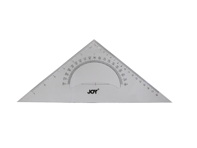 Joy Triangle Ruler 2030 Clear 30cm 2s