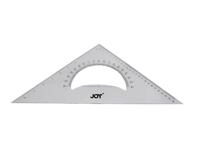 Joy Triangle Ruler 2040 Clear 40cm 2s