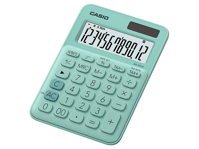 Casio MS-20UC Calculator Green