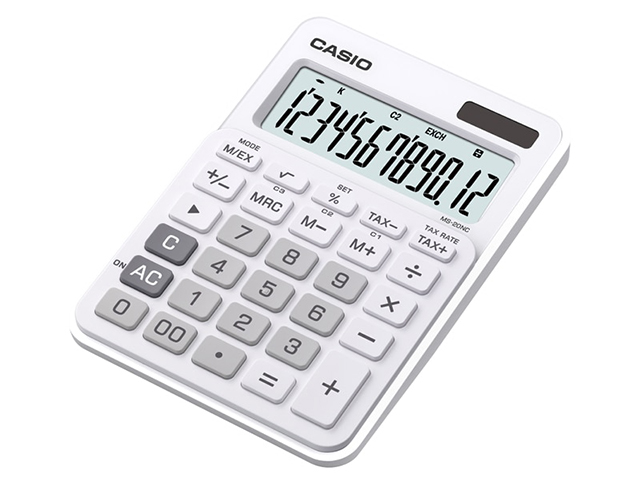 Casio Calculator MS-20NC White