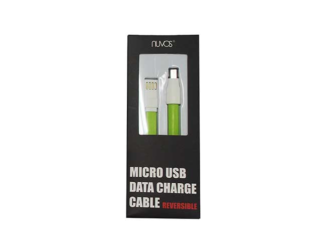 Nuvos Cable Micro USB Data Green