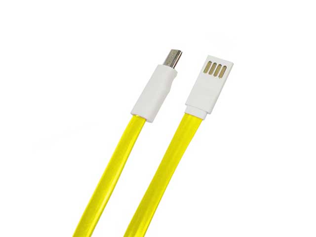 Nuvos Cable Micro USB Data Yellow