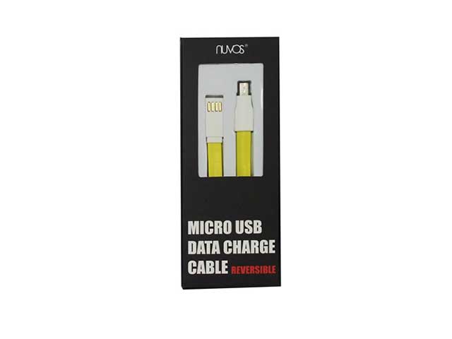 Nuvos Cable Micro USB Data Yellow