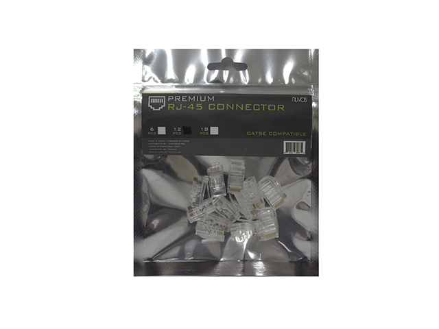 Nuvos RJ-45 Connector CAT5E 12's