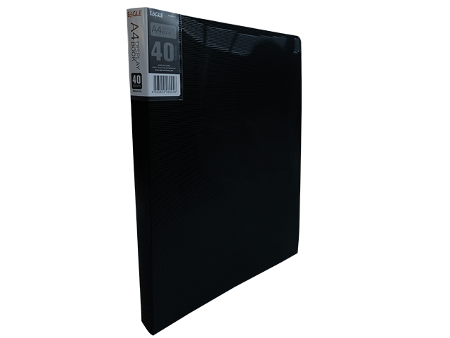 Eagle Clearbook 40PKT 9004AK A4 Blk