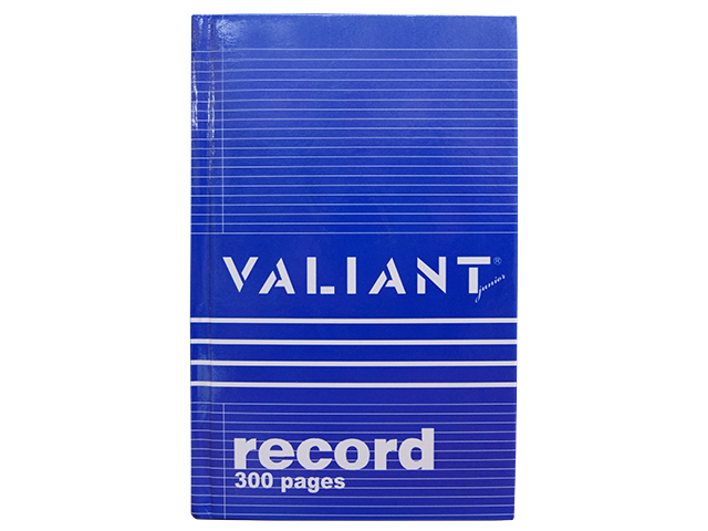 Valiant Record Book Junior 300P Blu