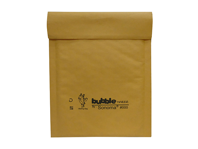 Sonoma Bubble Mailer #000 Golden Kraft 4x7