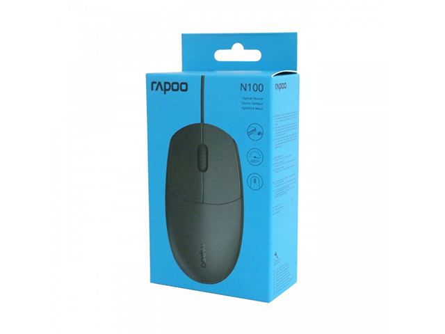 Rapoo N100 Optical Mouse Black