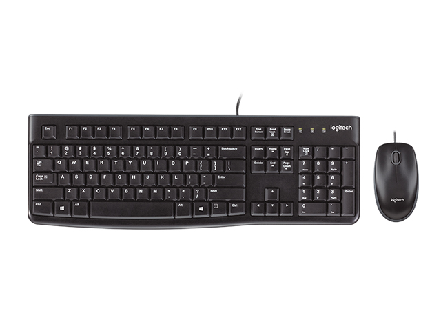 Logitech MK120 Corded Keyboard and Mouse Combo