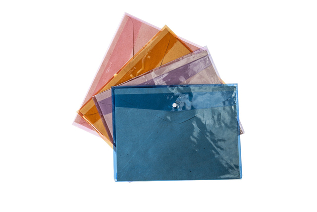 Adventurer Document Envelope w/Plastic EC4SB Col Assorted Letter