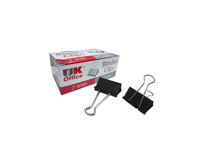 UK Office Binder Clips Black 2