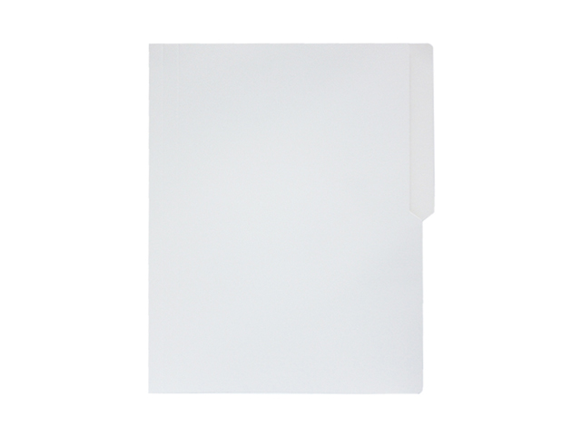 Click Folder 15PTS Glossy White 5s Letter 