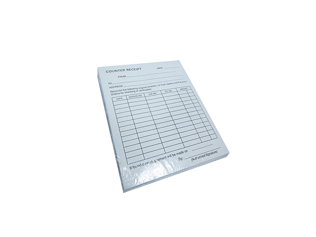 NonBrand Counter Receipt Carbonless 2ply 5.5x7 3X50s