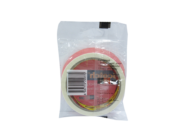 3M Scotch Double Sided Tape White 24mmx10y