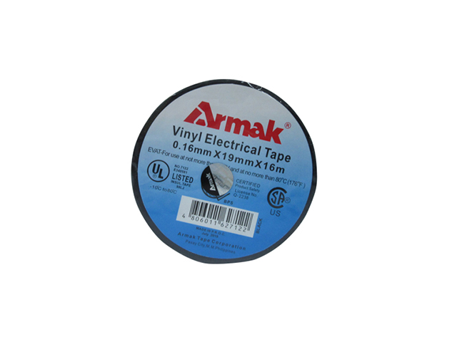 Armak Vinyl Electrical Tape Black 19mmx16m