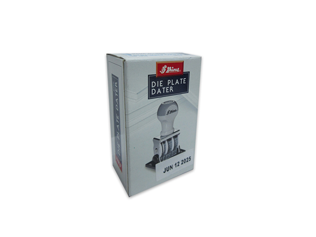 Shiny Received Dater Stamp S-69 Gray 4mm
