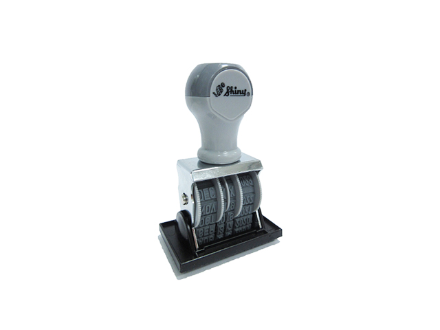 Shiny Paid Dater Stamp S-68 Gray 4mm