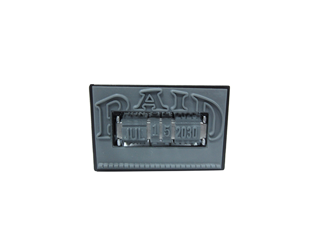 Shiny Paid Dater Stamp S-68 Gray 4mm