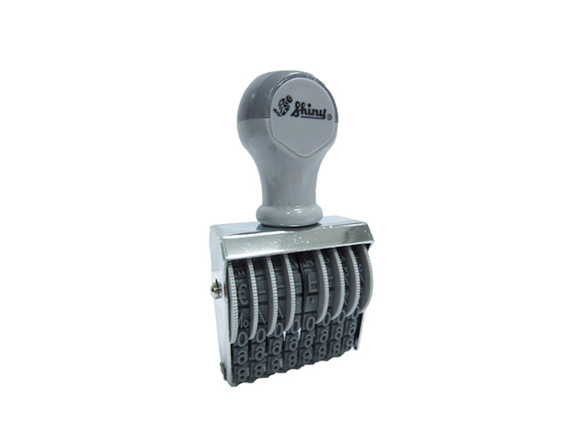 Shiny Numbering Stamp N-38 8 Digits 5mm