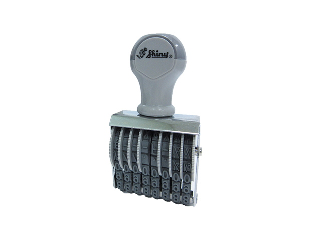 Shiny Numbering Stamp N-38 8 Digits 5mm