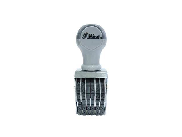 Shiny Numbering Stamp N-46 6 Digits 4mm